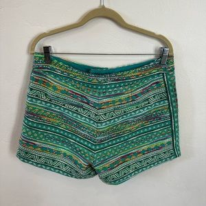 Anthropologie Shorts Anthropologie Elevenses Costa Aztec Embroidered Shorts